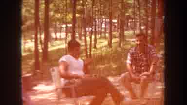 Michigan USA (1968): People Having Picnic And Socializing At The Park