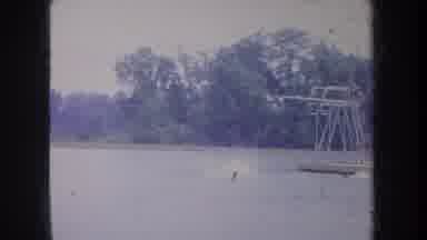 Michigan USA (1968): People Are Jumping Into The Water And Enjoying Swimming
