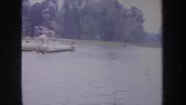 Michigan USA (1968): People Diving In A Nature Reserve Lake