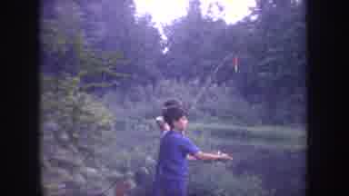 Michigan USA (1968): Two Boys Enjoying The Adventures Of Fishing