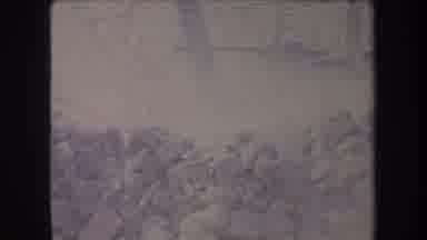 Hawaii USA (1969): Two Men Working At A Place With Hot Steam Comes Out