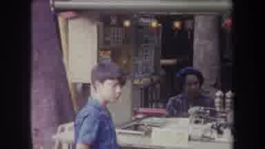 Hawaii USA (1969): People Waiting For Customers At Their Shop