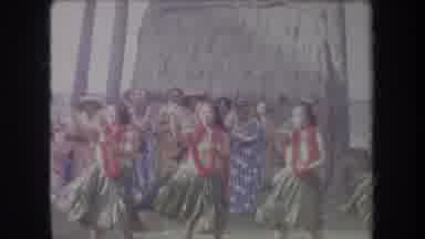 Hawaii USA (1969): Several Women Moving Around Doing A Honolulu Dance For An