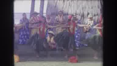 Hawaii USA (1969): Women Hula Dancing While Musicians Play Guitar In The