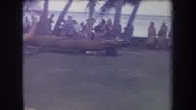 Hawaii USA (1969): Women Dressed A Cultural Attire Dancing People Watching In A