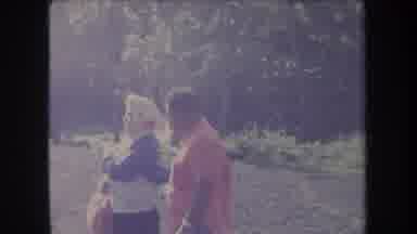 Hawaii USA (1969): Home Two Adults And Two Children At A Park