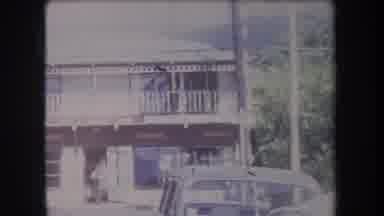 Hawaii USA (1969): Some Cars Of Different Colours And Then A Store Or A Shop Of