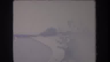 Hawaii USA (1969): Camera Spans Across A Fork On An Empty Road Then Shows A Green