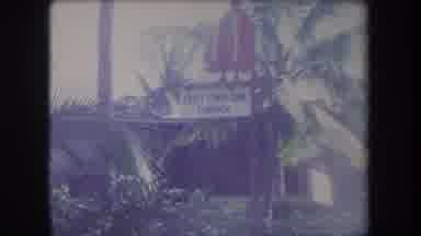 Hawaii USA (1969): Stone Building With Windows And A Rock Arch Near Statue