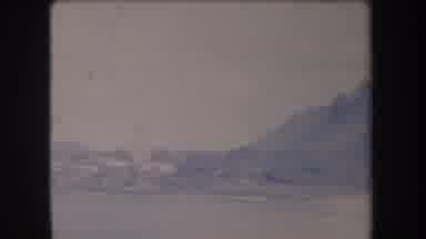 Hawaii USA (1969): Scenery Of A Small Town By Mountains And Surrounding Landscape
