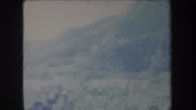 Hawaii USA (1969): Cloudy Day Rocky Mountains Covered Shrubbery Trees Small Peaks