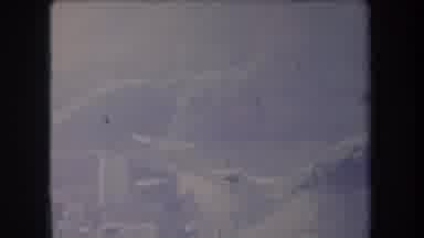 Hawaii USA (1969): Panorama Of A Hilly Green Landscape With A Structure In Front