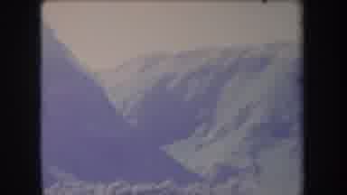 Hawaii USA (1969): Long Mountain Range With No Trees Is Shown Around