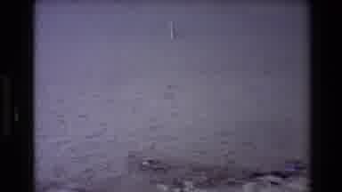 Western USA-1980: Close-Up of Snowy Flat Ground with Footprints