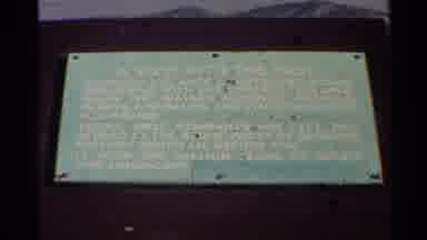 Western USA (1980): Pale Green Display Sign Describing Environmental Conditions Of