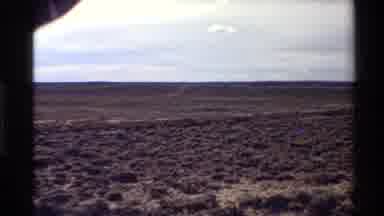 Western USA (1980): Desert Video Recorded By Old Camera And Zooming