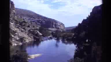 Western USA (1980): Wyoming The Rise Of The Sinks Mountain Lake In The Wilderness
