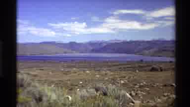 Western USA (1980): Beautiful Peaceful Scene In The Daytime Of Flatlands And Sky