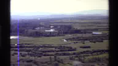 Western USA (1980): Grassland Shrub And Tree Landscape Setting Along A Winding