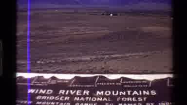 Western USA (1980): Wind River Mountains Bridger National Forest Park Is Being
