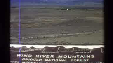 Western USA (1980): Mountains From A Valley On A Somewhat Cloudy Day