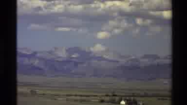 Western USA (1980): Zoom In On Mountain Range