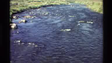 Western USA (1980): Panning Footage Of Body Of Water As Seen From Above During The