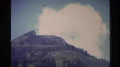 Western USA (1980): View From A Moving Gondola Of The Mountainside And The Housing