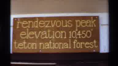 Western USA (1980): Rendezvous Peak Teton National Park Elevation 10450 Mountains