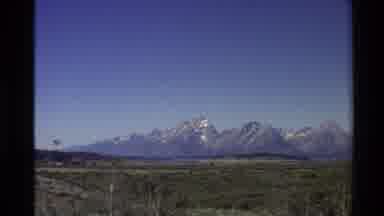 Western USA (1980): Rocky Mountains Spreading Large Peaks Snow Grassy Lowlands