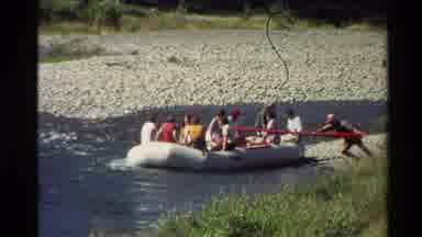 Western USA (1980): People In Water Boating Rowing And Having A Good Time Together