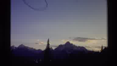 Western USA (1980): Daytime To Dark Time Lapse Of Scenic Mountain Nature Landscape