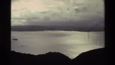 New Zealand (1981): The Sea Or A Big River From The Top Of The Hill