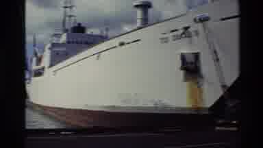 New Zealand (1981): Large Fishing Boat On Ocean At The Dock