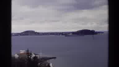 New Zealand (1981): Ship Moving Through The Islands