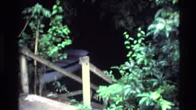 New Zealand-1981: Staircase Leading To The Boat Travelling Around The Lake