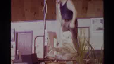 New Zealand (1981): Guy Shaving A Sheep And Taking All The Wool Off