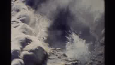 New Zealand (1981): Boiling Hot Water Erupting From Rocks While Tourists Are