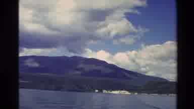 New Zealand (1981): Beautiful Scenery Of Mountain And A Large Lake With