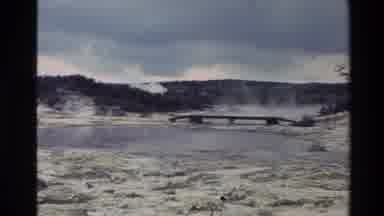 New Zealand (1981): Bubbling Mud Pit On A Clear Winter Day
