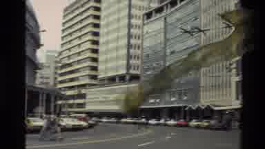 New Zealand (1981): Quick A Downtown Street With Some Tall Buildings And People