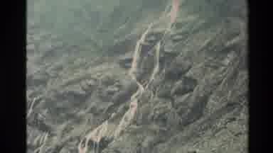 New Zealand (1982): Eroded Creek Beds Carve Away The Mountains