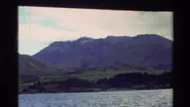 New Zealand (1982): Old Large Body Of Water And Tall Mountains