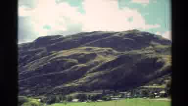 New Zealand (1982): High Mountains And Direction Sign Written On It Summit 5km