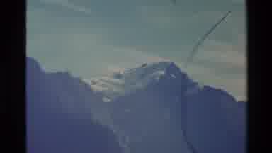 New Zealand (1982): Snow Covered Mountains By Calm Lake On Clear Sunny Day
