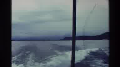 New Zealand (1982): Boat Travelling Along On The Water The Showing The Views Of