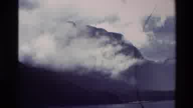 New Zealand (1982): Very Nice Bay Or Fjord With The Fog In Between The Hills