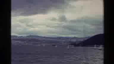 New Zealand (1982): Nice A Bay Where Some Sailing Boats Are Sailing Cloudy Day
