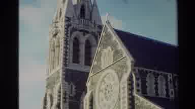 New Zealand (1982): Church Building With Architectural Details Of The Window And