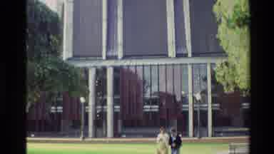 New Zealand (1982): Modern Office Building Fountain And Reflection Pool On A Clear